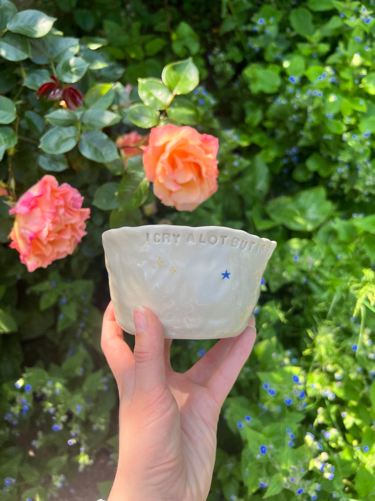 I cry a lot mug