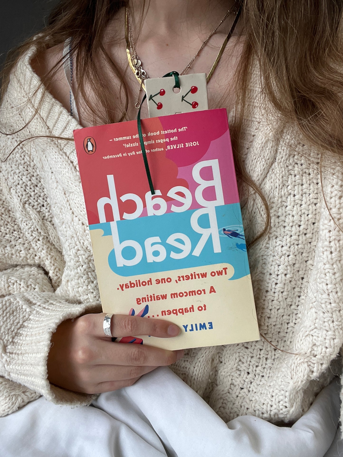 The cherry bookmark