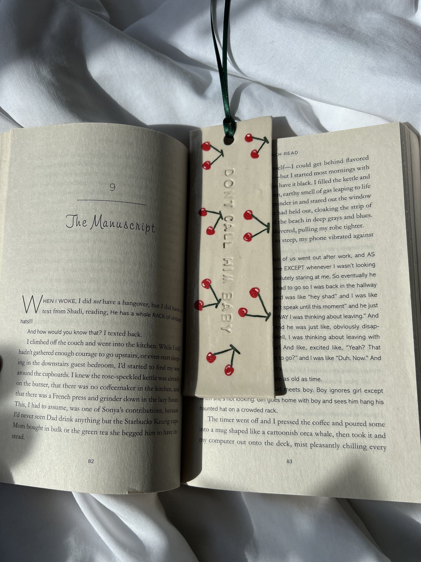 The cherry bookmark