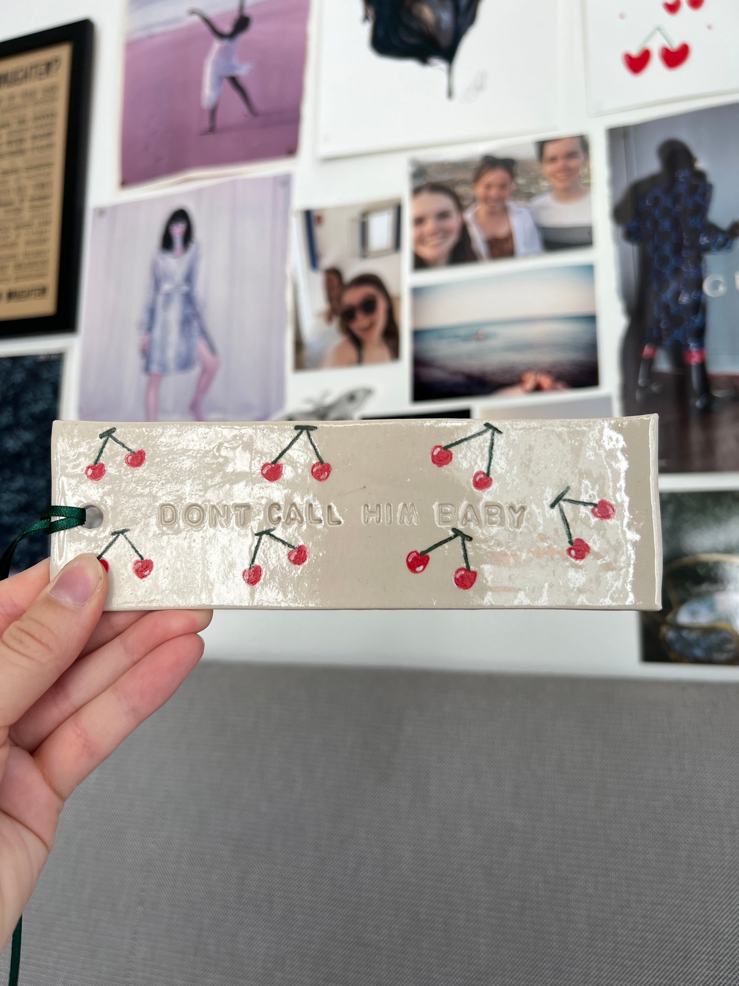 The cherry bookmark