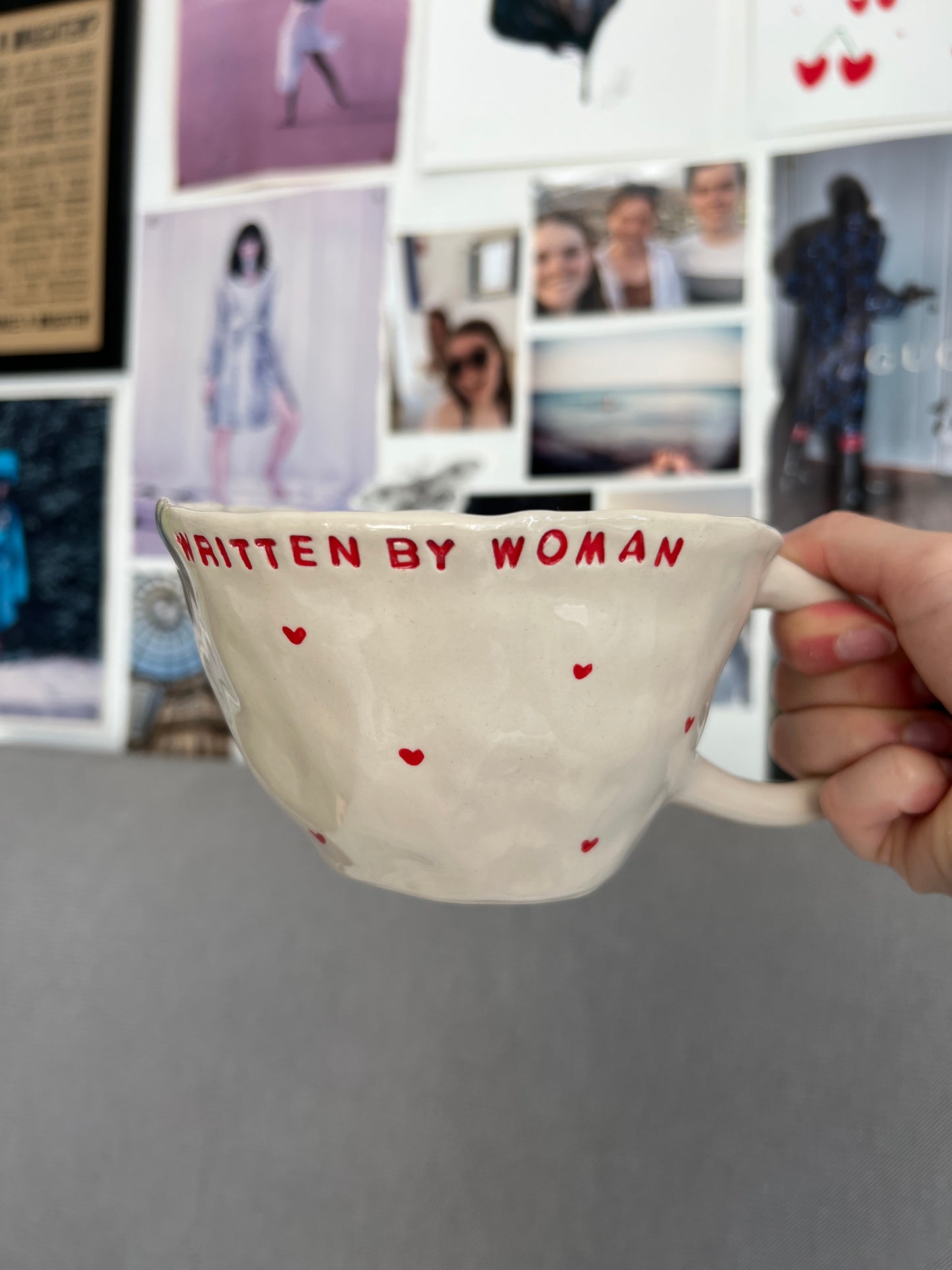 The written by a woman mug *TYPO*