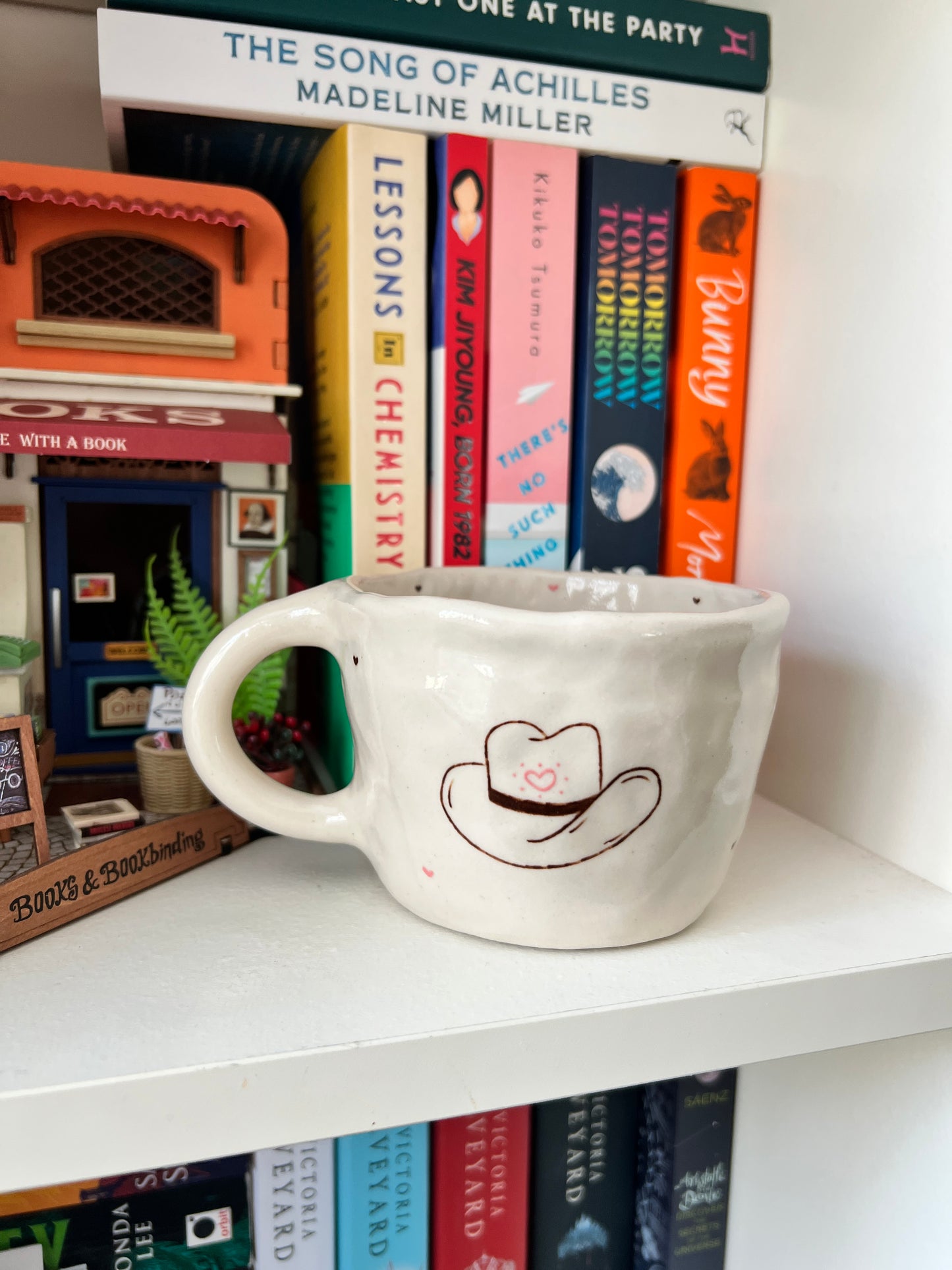 Cowboy romance mug