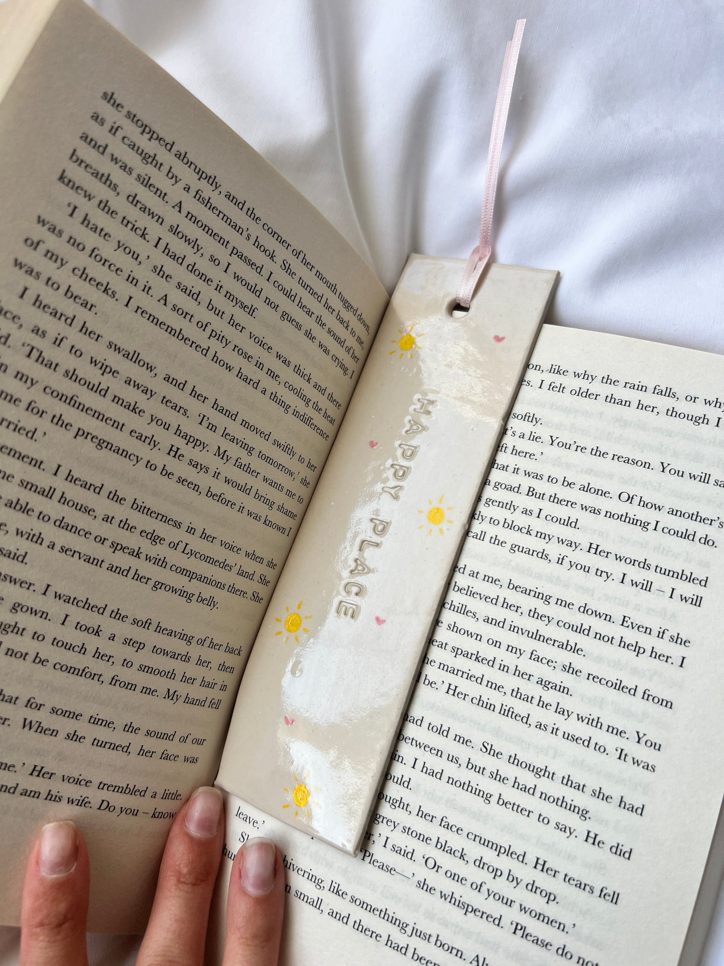 Happy place bookmark
