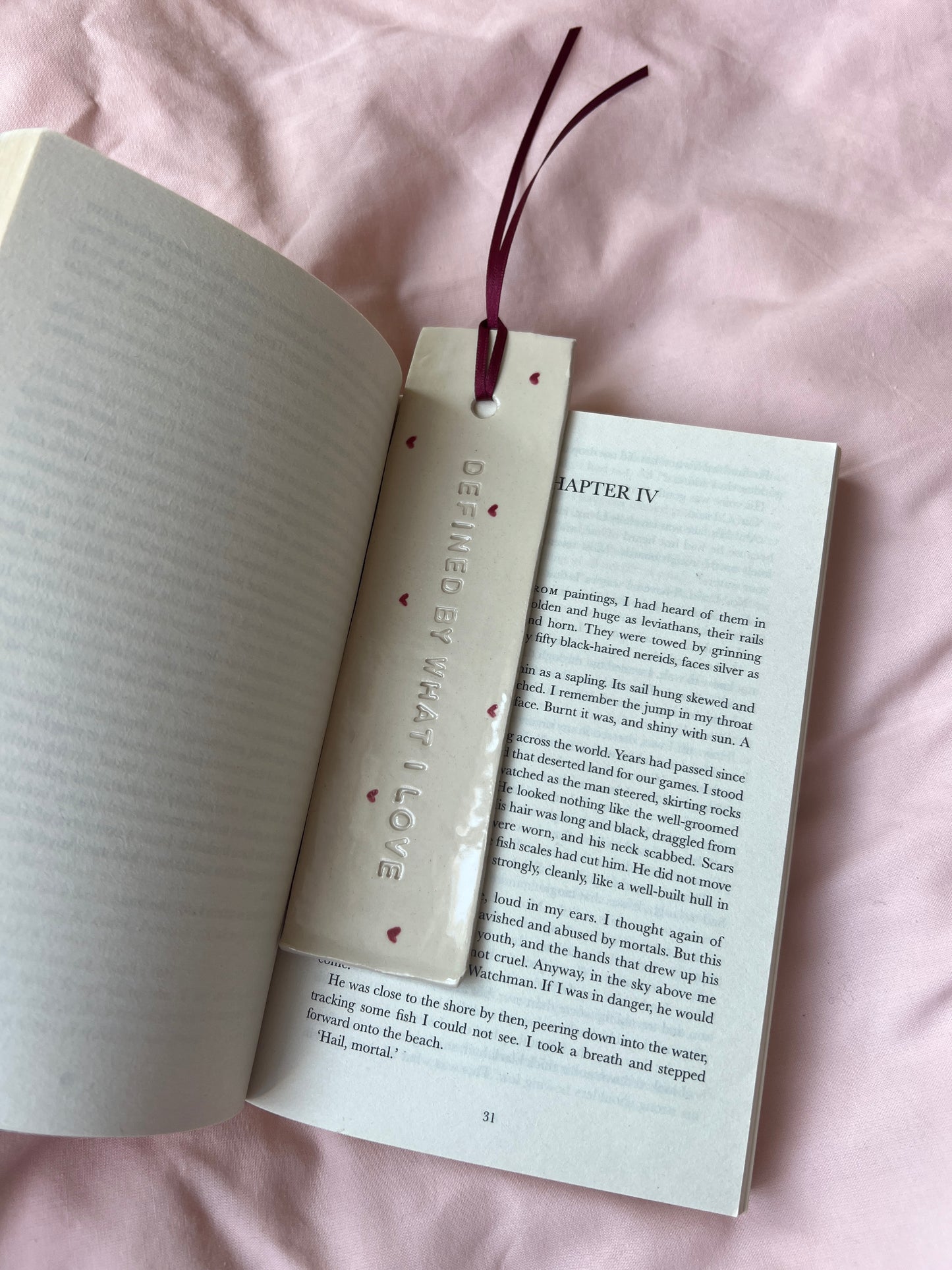 Defined by what I love bookmark