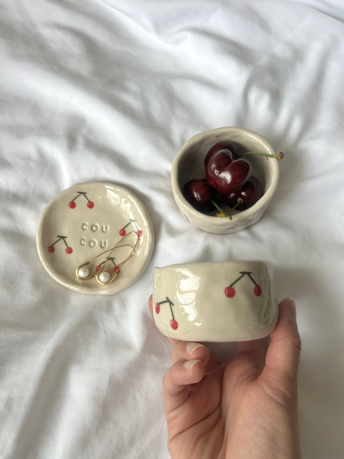 The cherry trinket dish / espresso cup