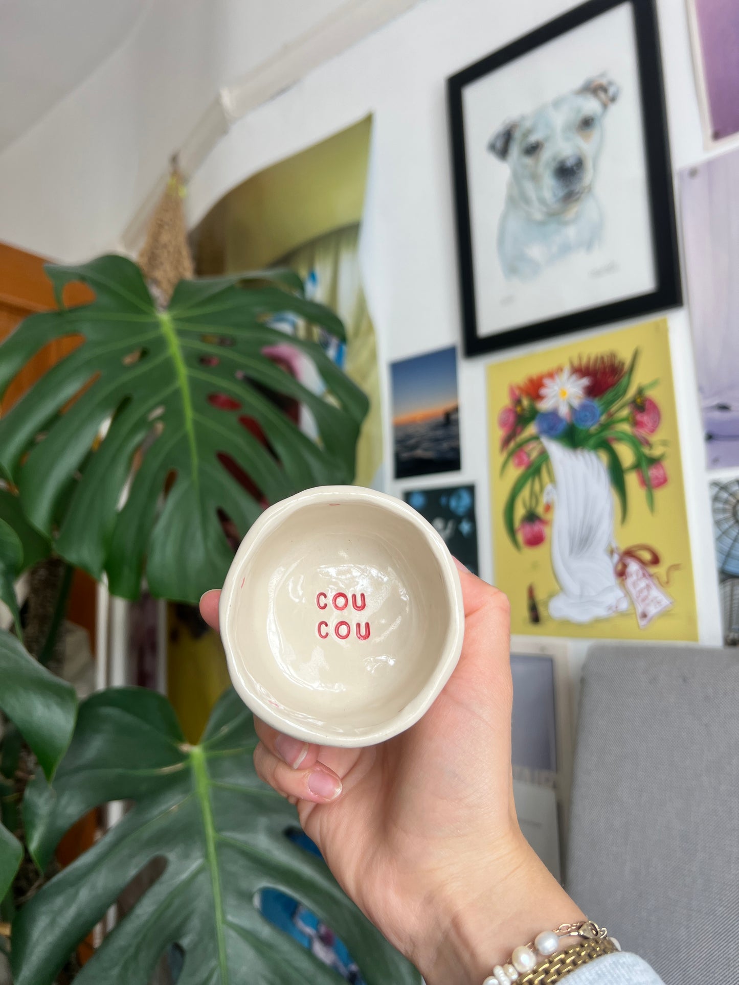 The cherry trinket dish / espresso cup