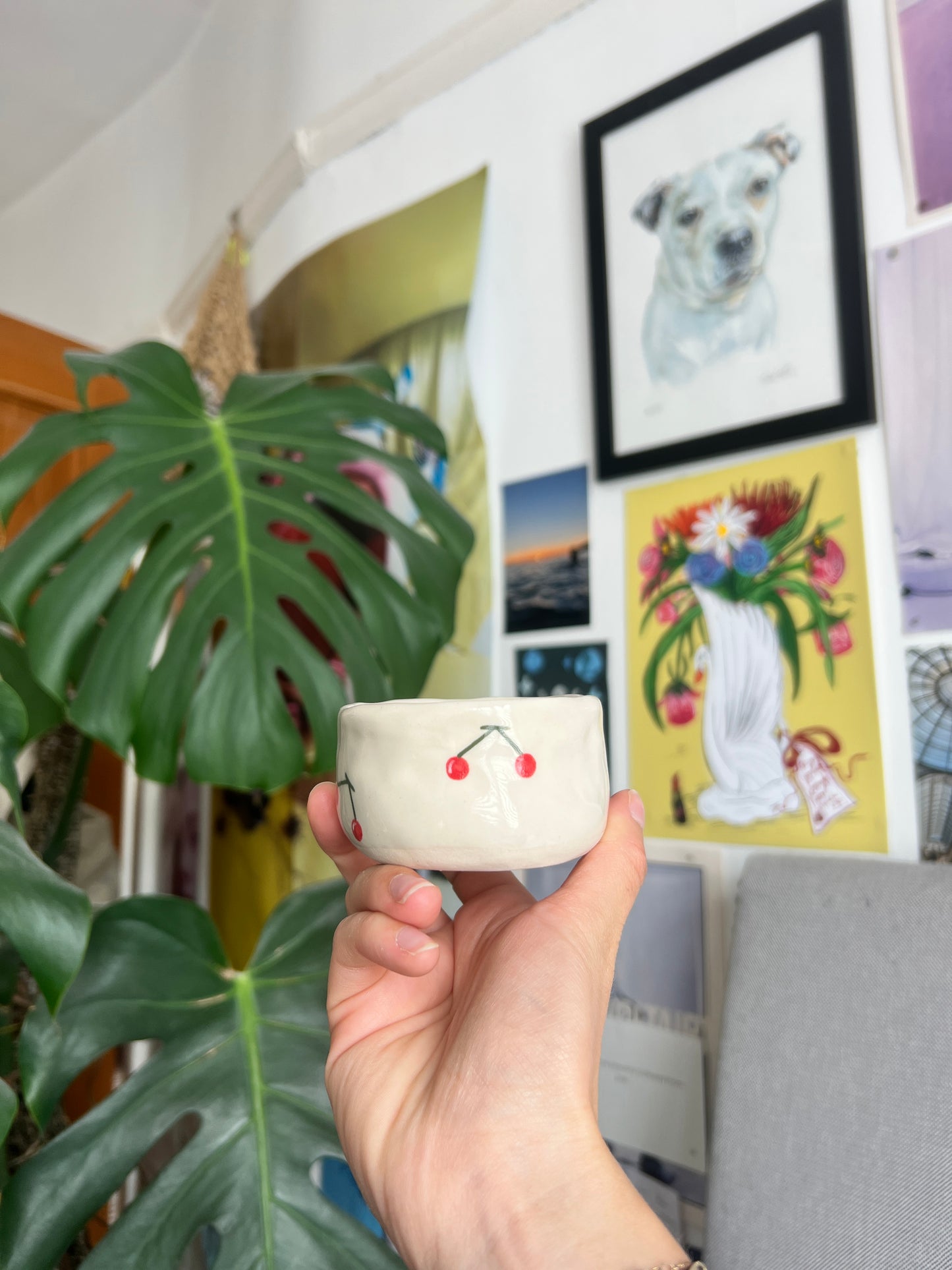 The cherry trinket dish / espresso cup