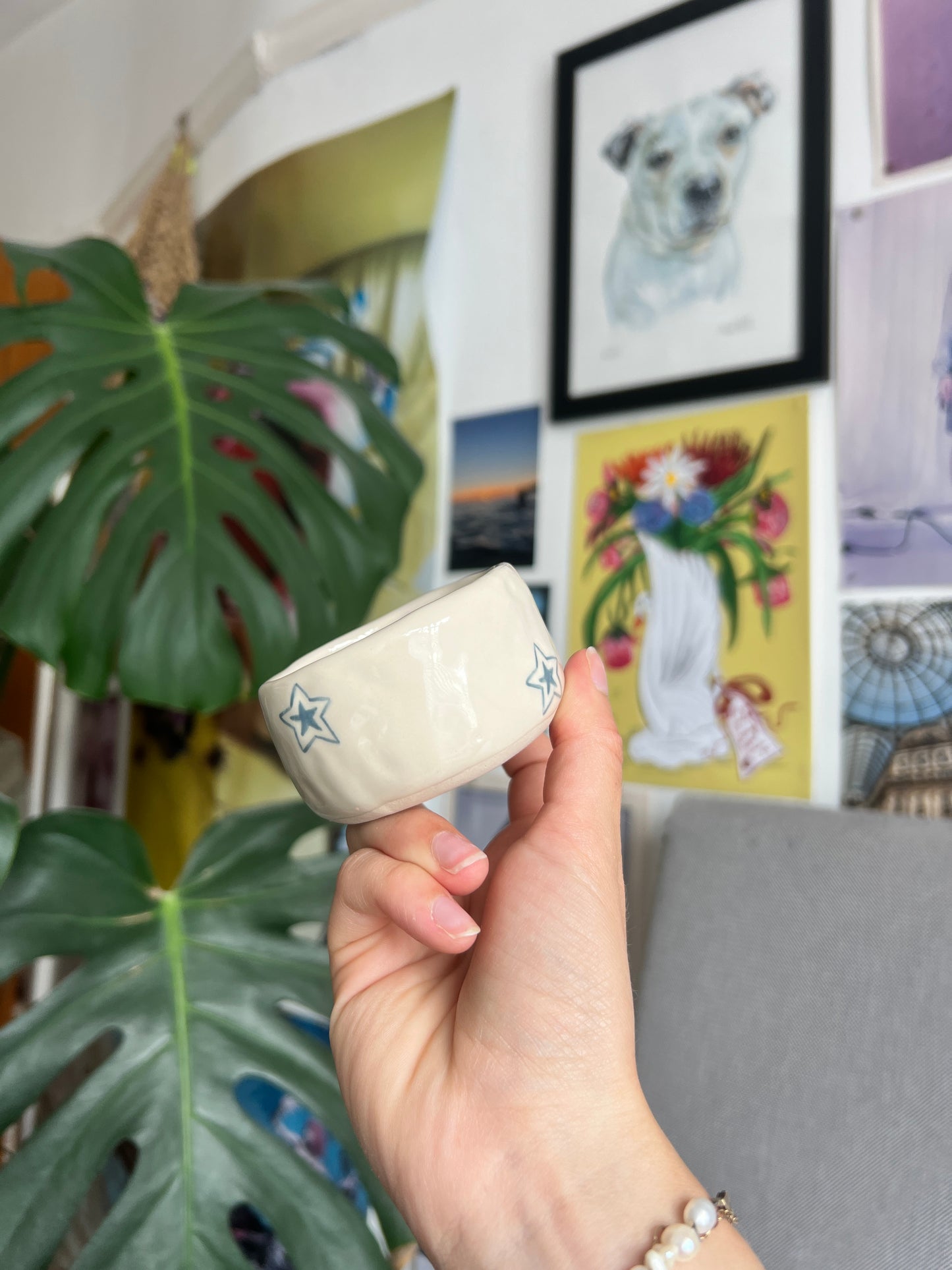 This is me trying trinket dish / espresso cup