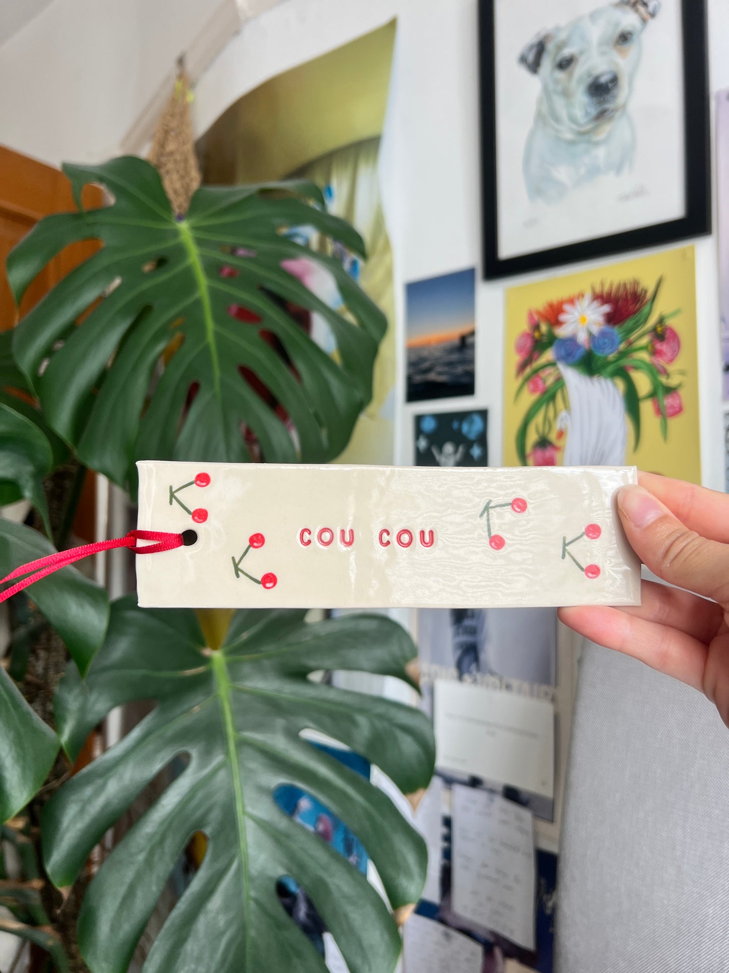 The cherry bookmark