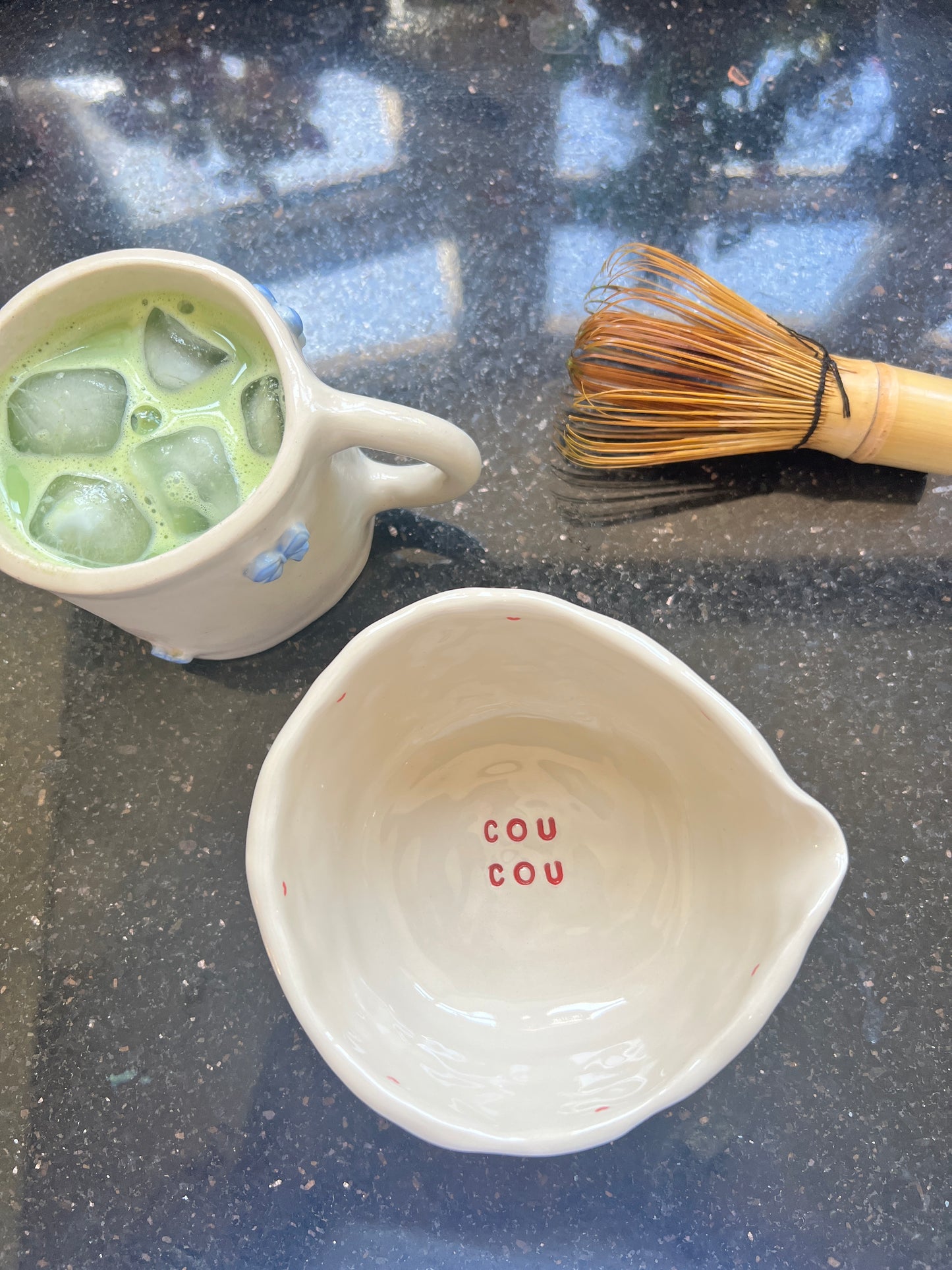The cherry matcha bowl