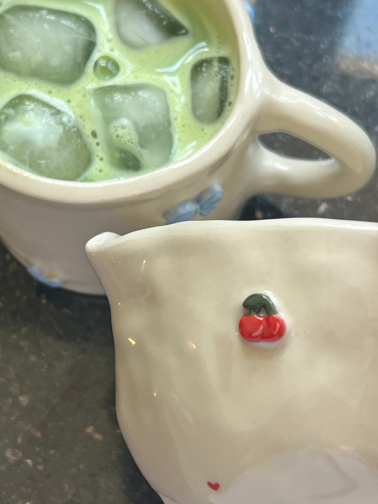 The cherry matcha bowl