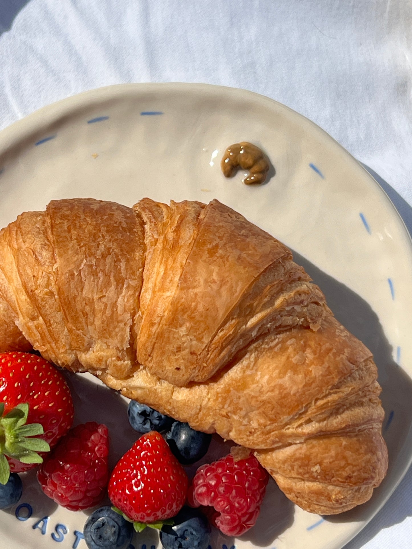 Burnt toast, sunday plate