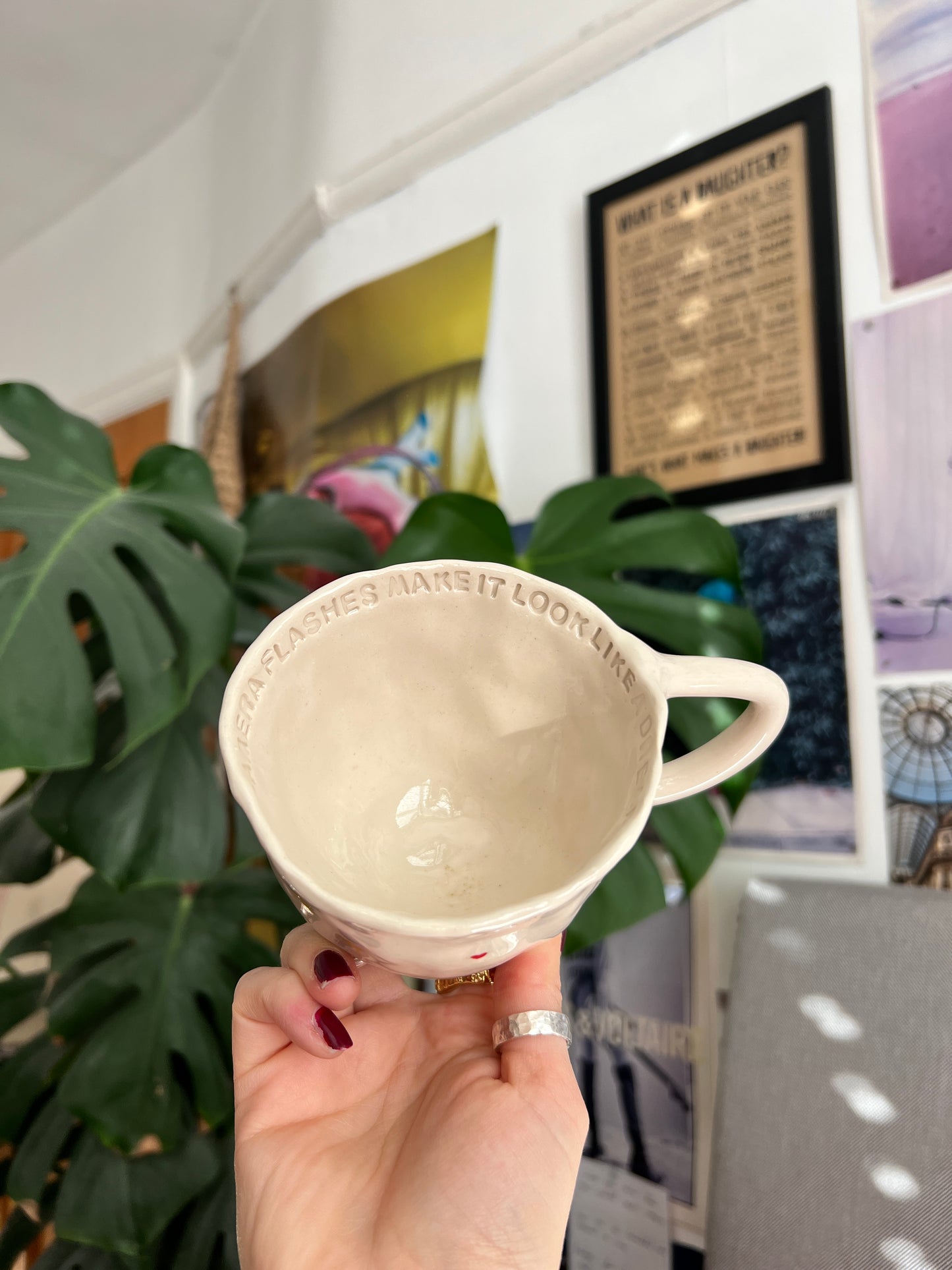 The lucky one mug