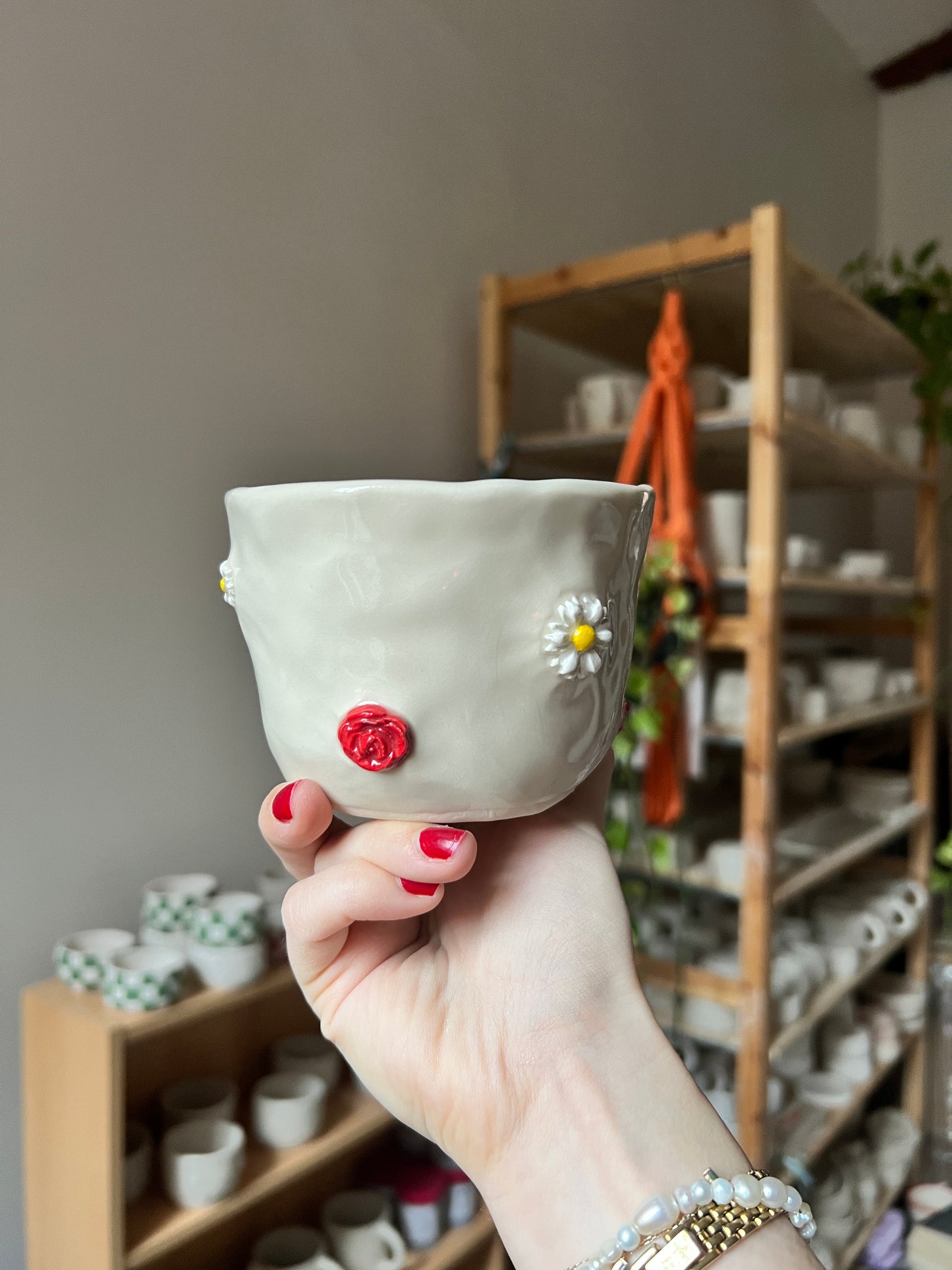 3D flower mug