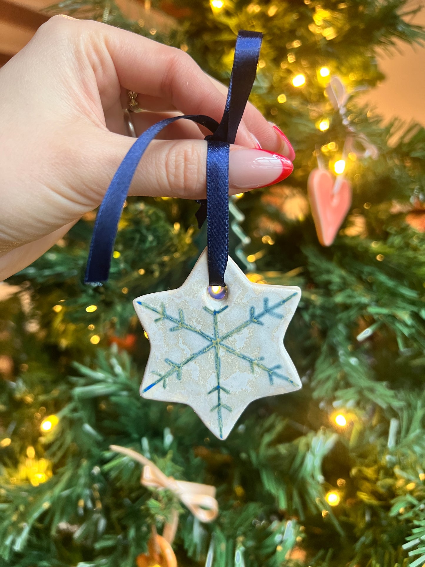 Snowflake ornament