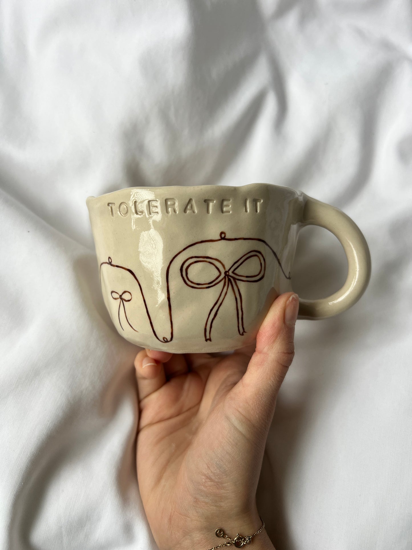 Tolerate it mug