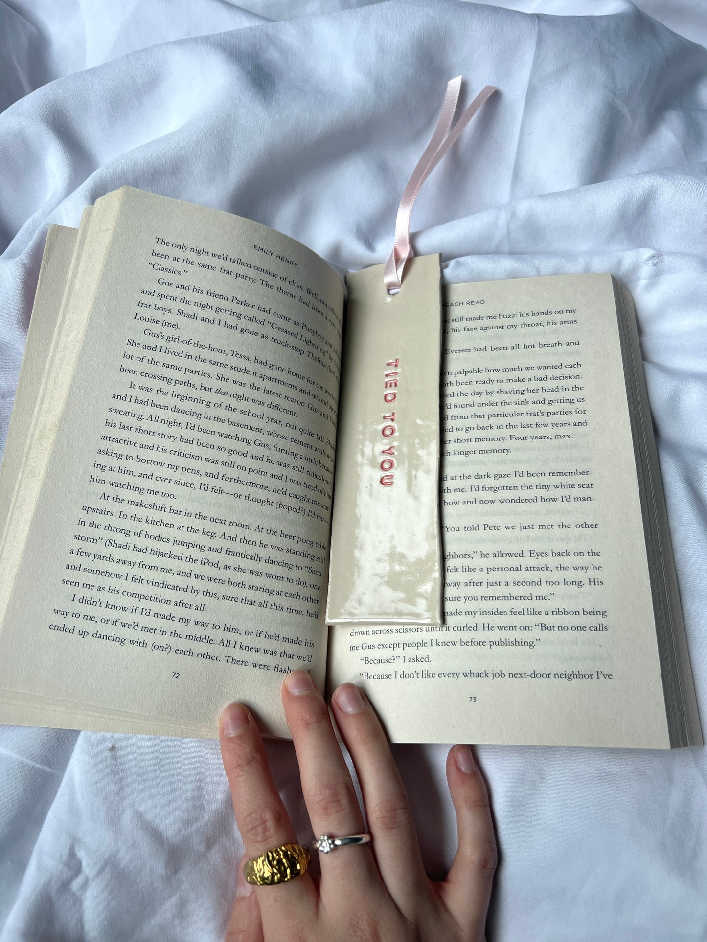 Tied to you bookmark
