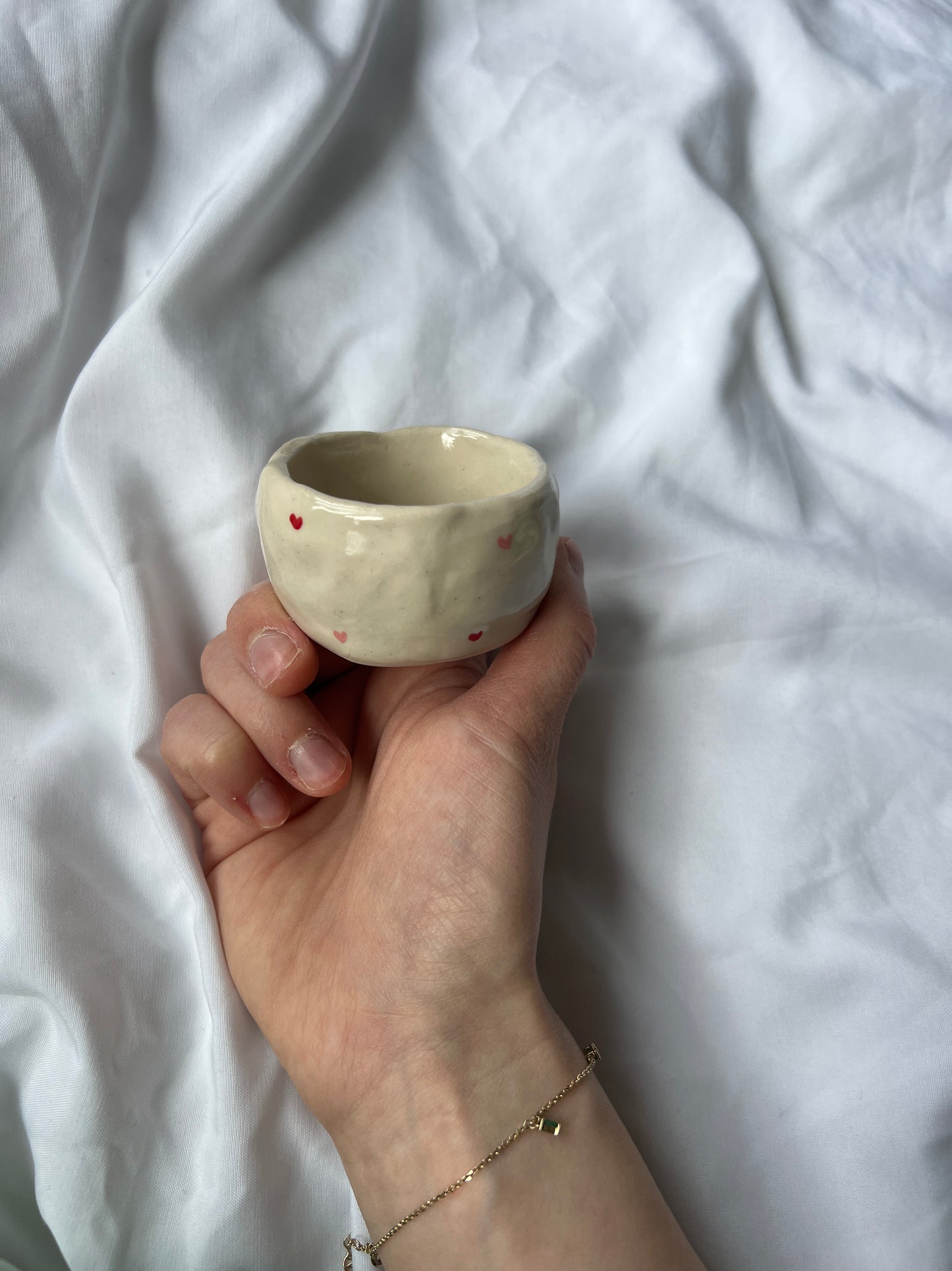 Hearts trinket dish SMALL