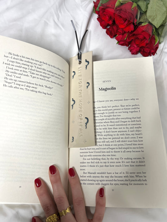 Living for the hope it all bookmark