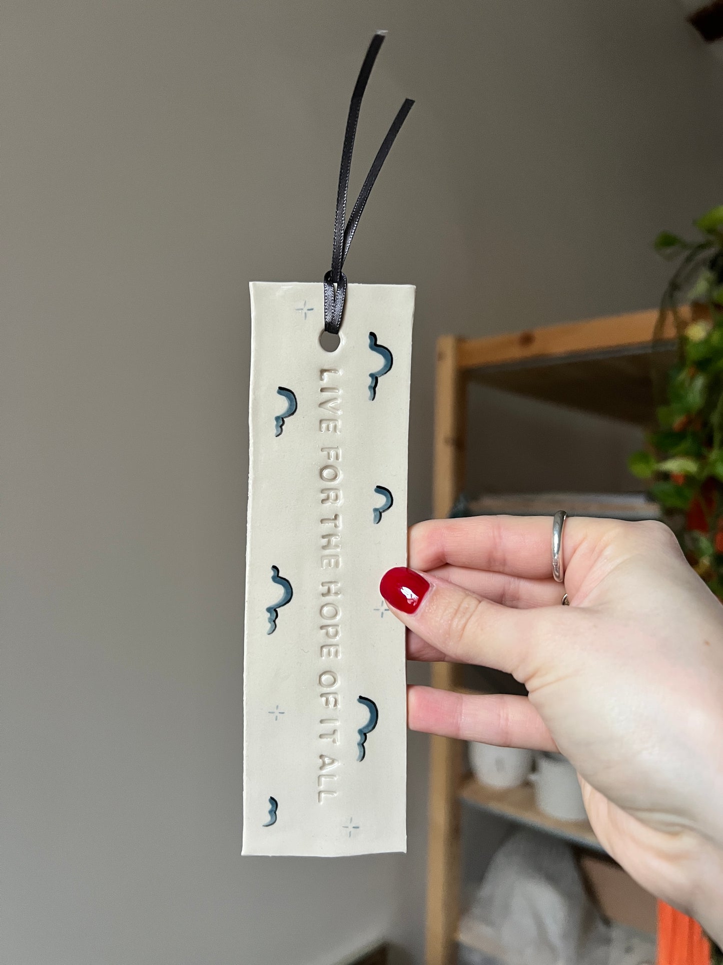 Living for the hope it all bookmark