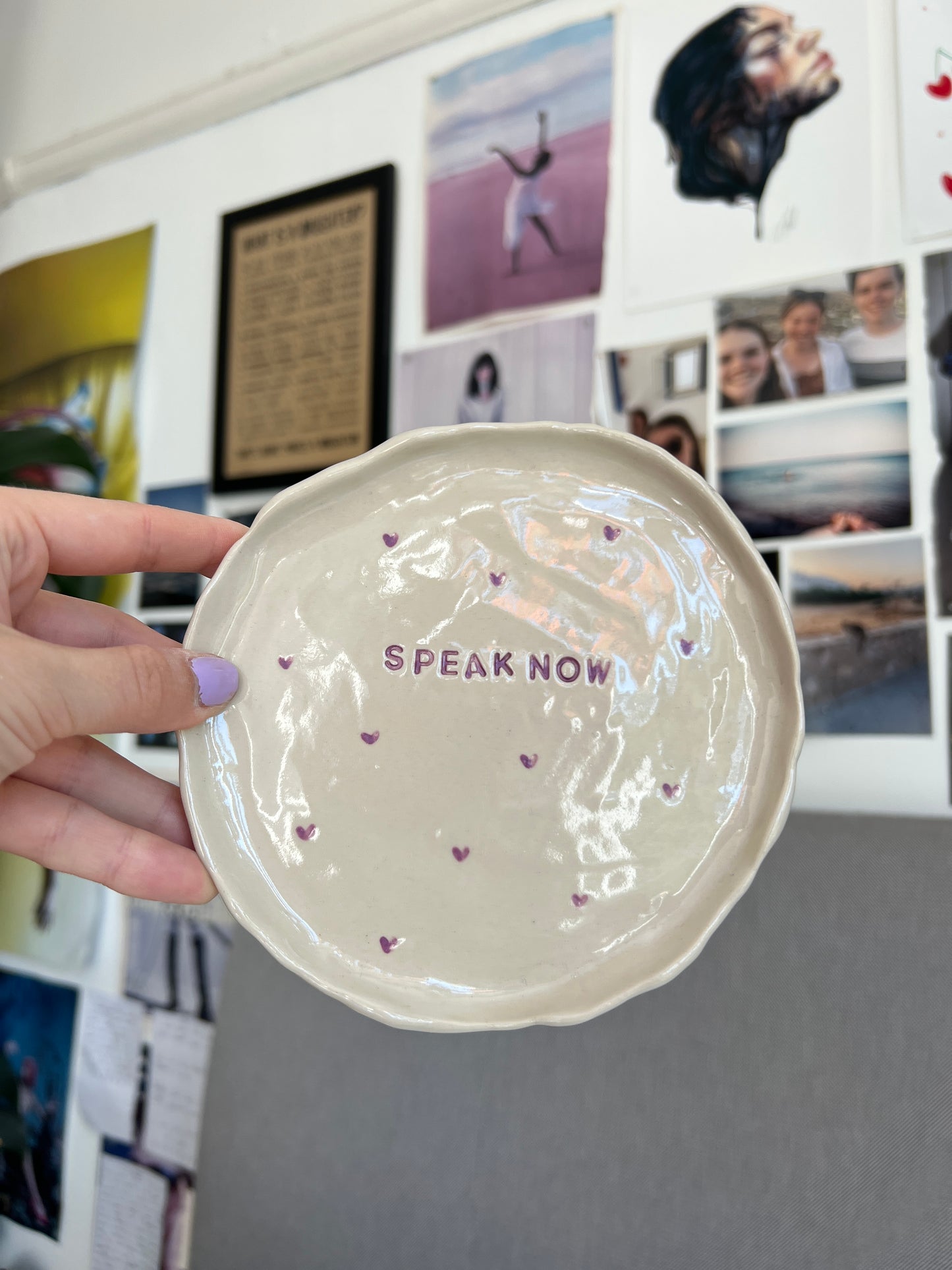 Speak now trinket plate