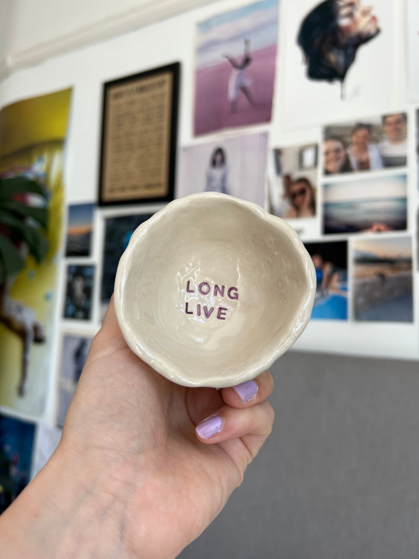 Long live trinket dish medium