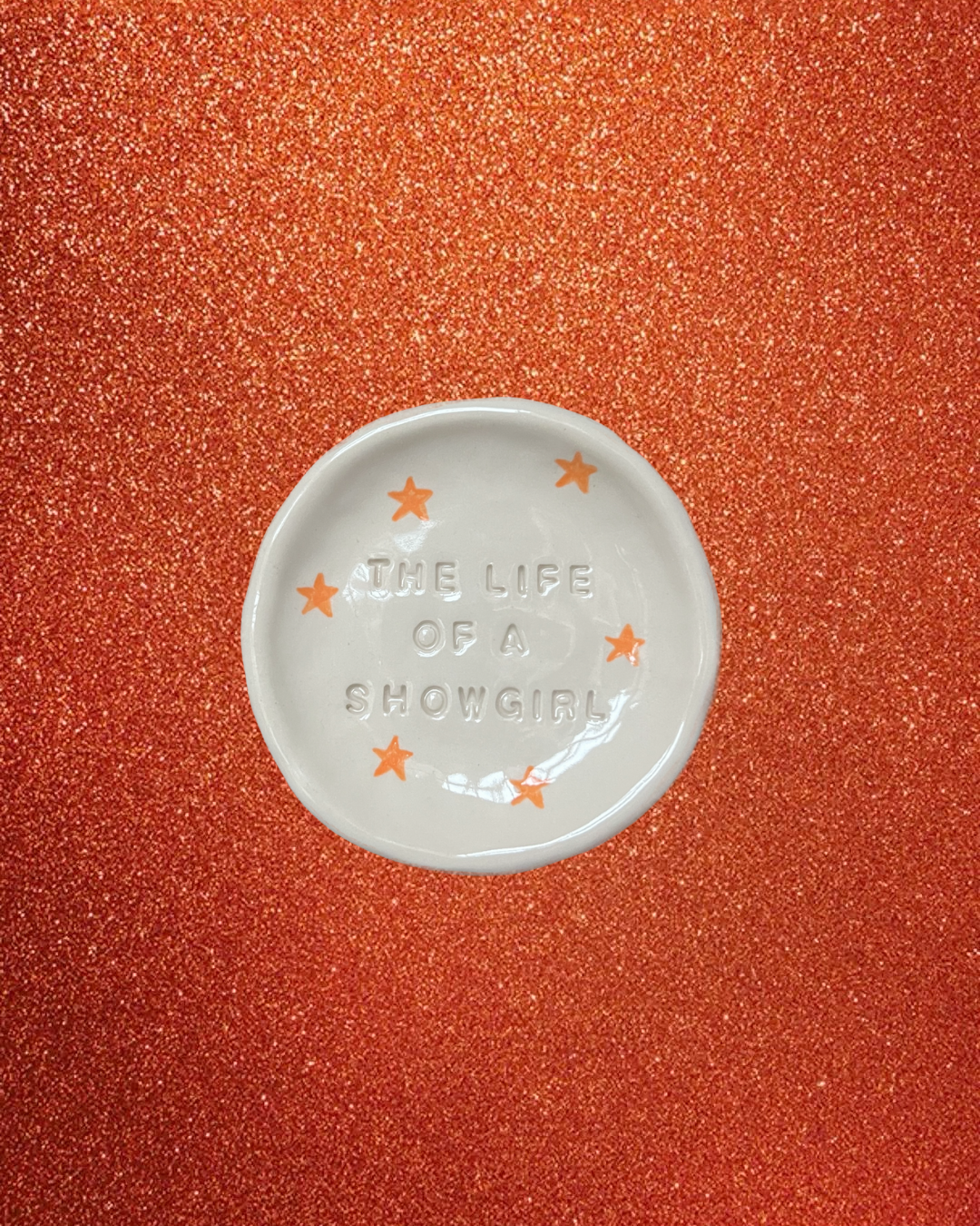 Life of a Showgirl plate