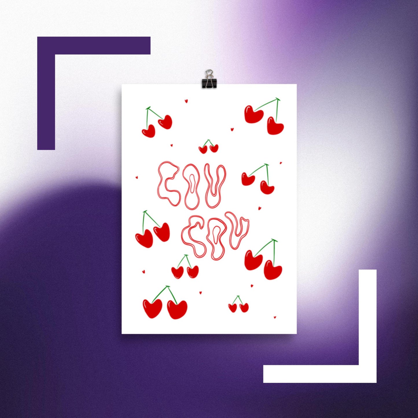 Cherry poster