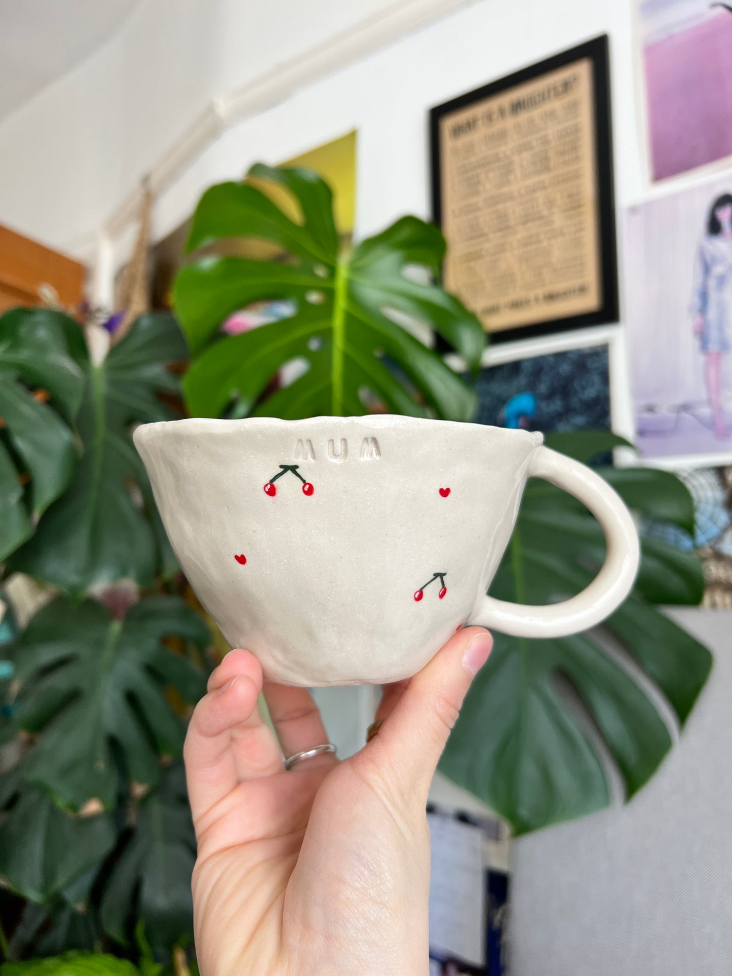 Cherry Mum mug