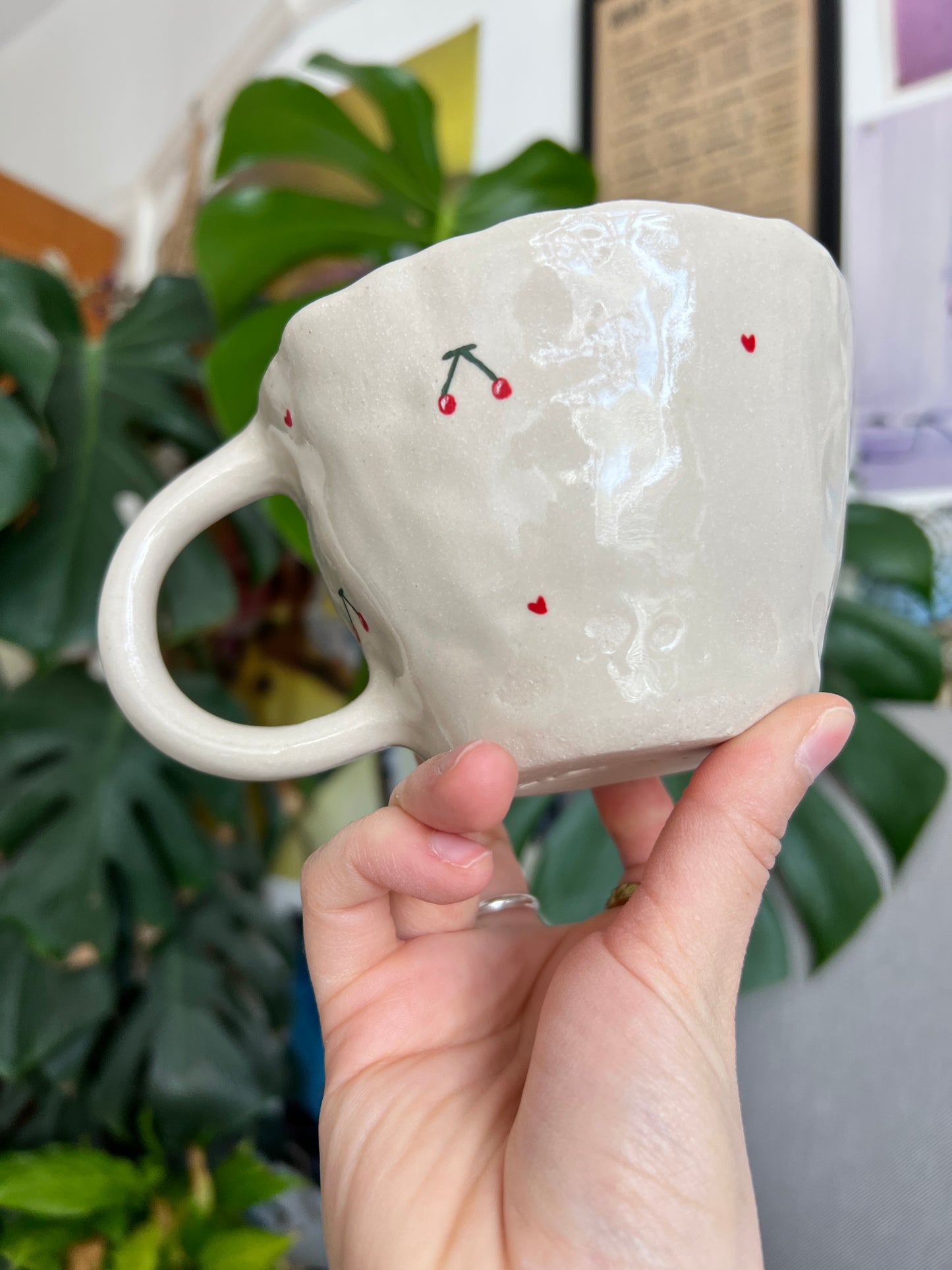 Cherry mum mug sample