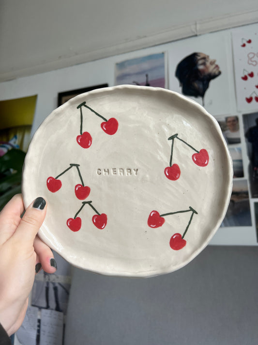 Cherry plate sample