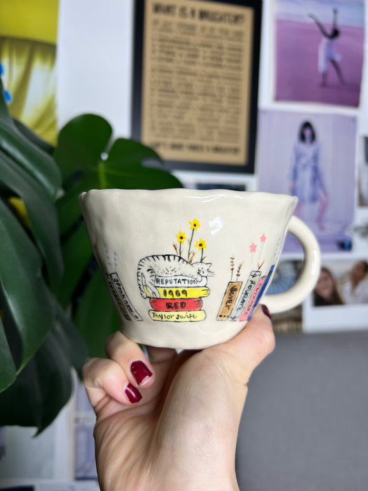 The eras book mug