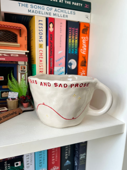 Auroras and sad prose mug