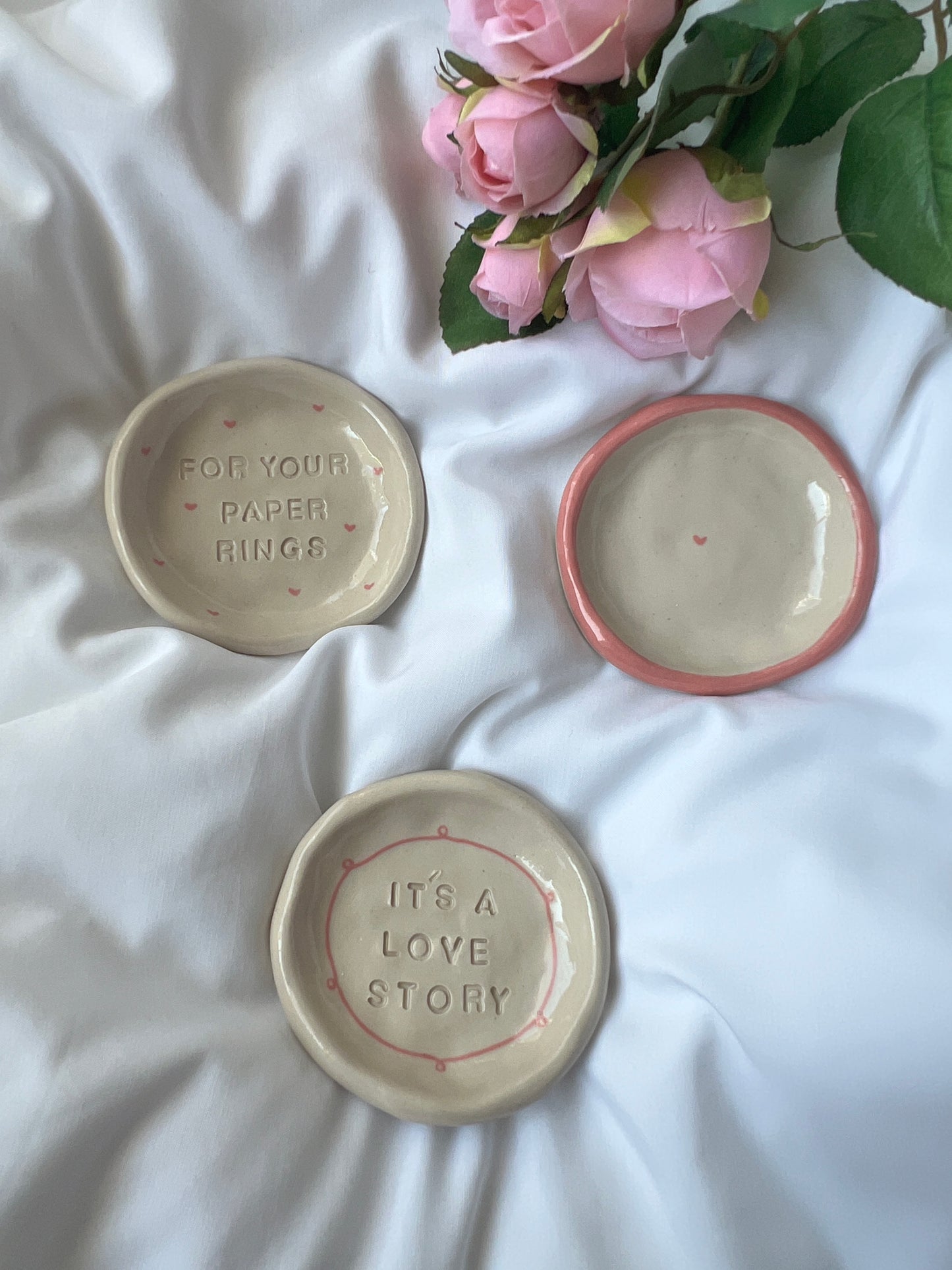 Love story ring dish