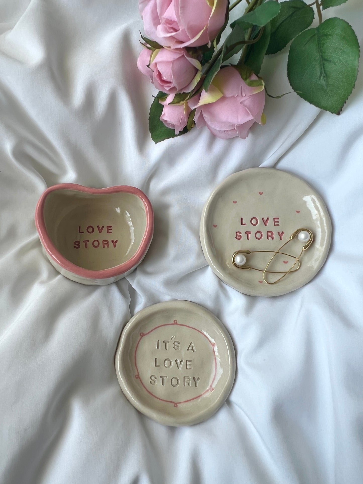 Love story trinket dish / espresso cup