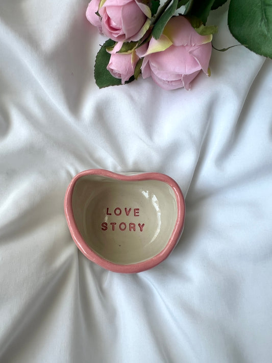 Love story trinket dish / espresso cup