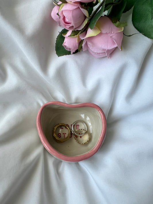 Love story trinket dish / espresso cup