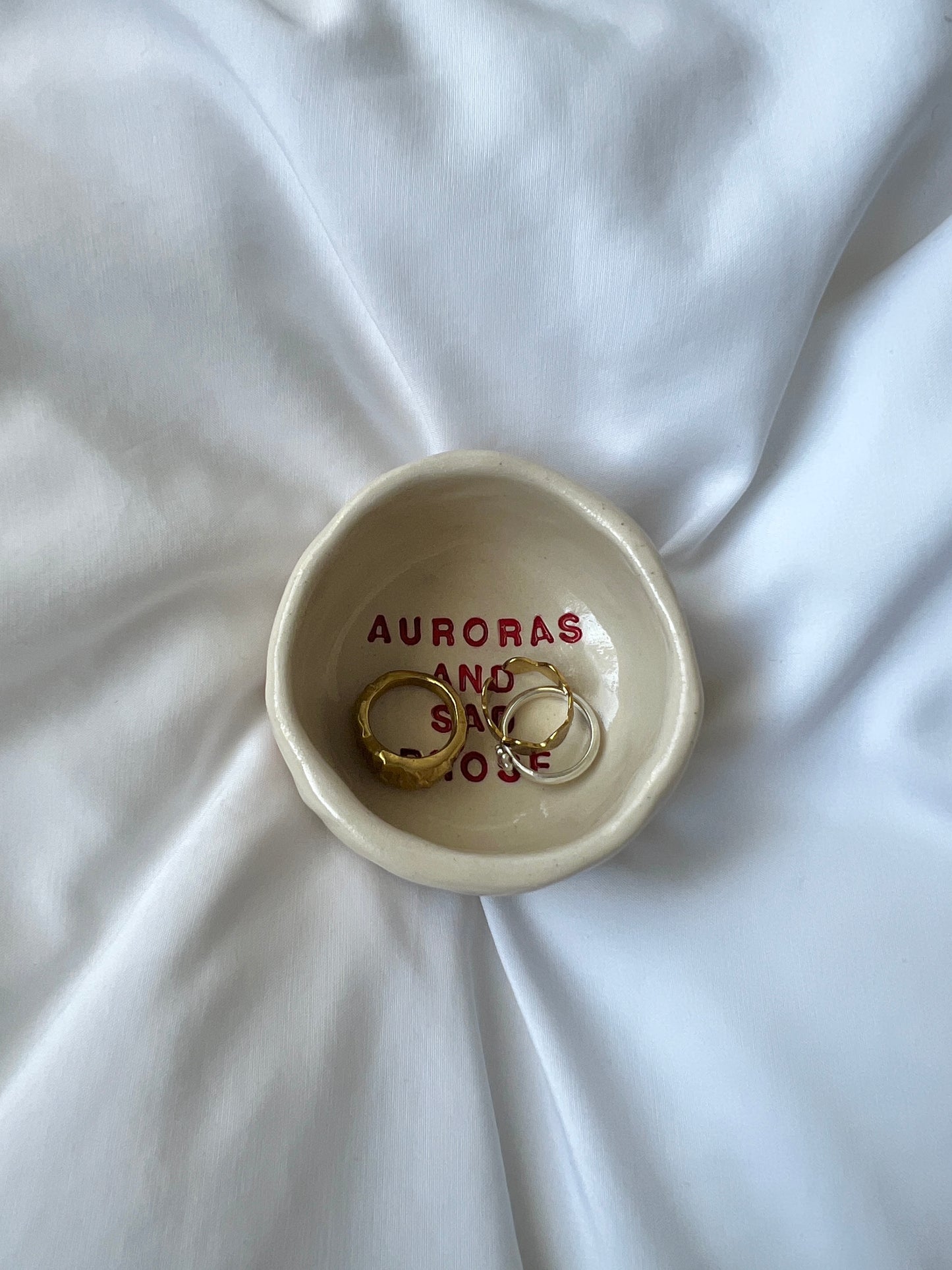 Auroras and sad prose trinket dish / espresso cup
