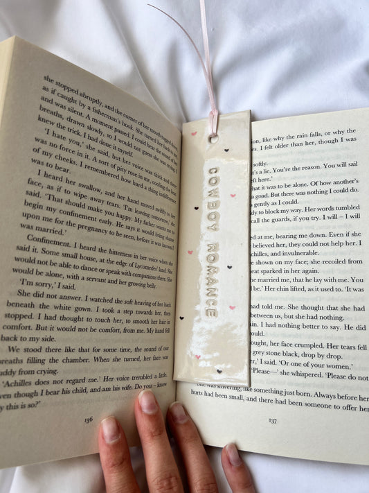 Cowboy romance bookmark PREORDER
