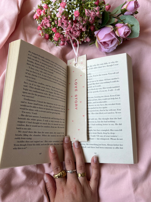 Love story bookmark