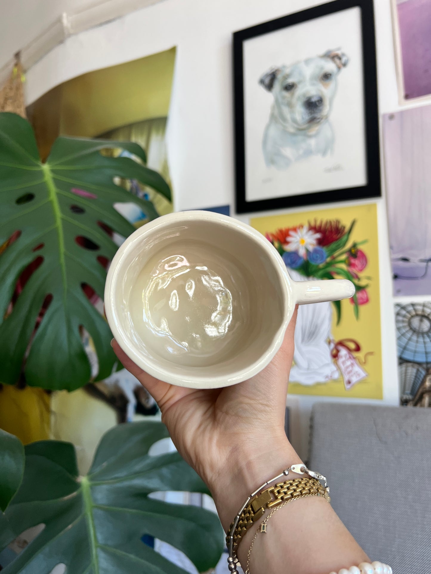 Red heart sample mug