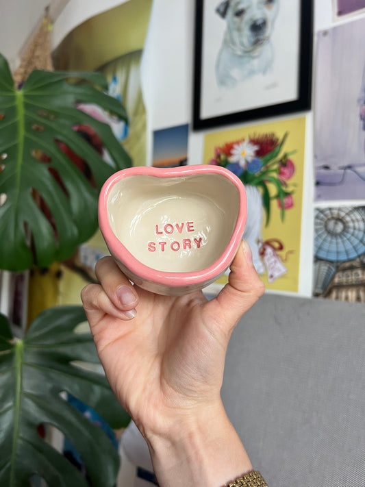 Love story trinket dish second