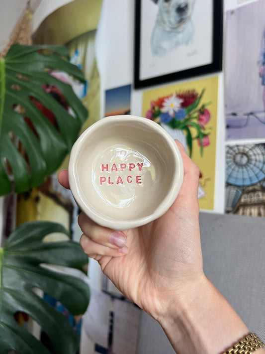 Happy place trinket dish second