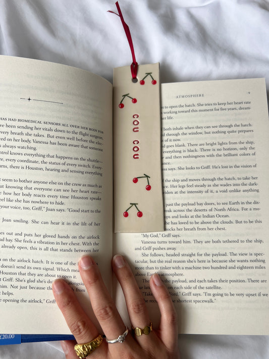 The cherry bookmark