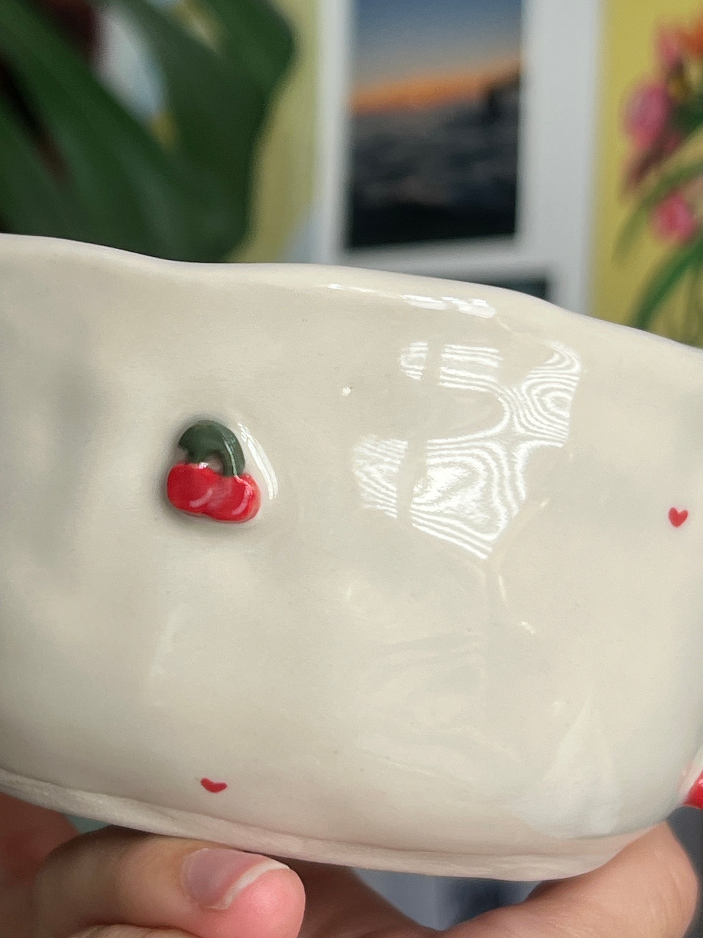The cherry matcha bowl