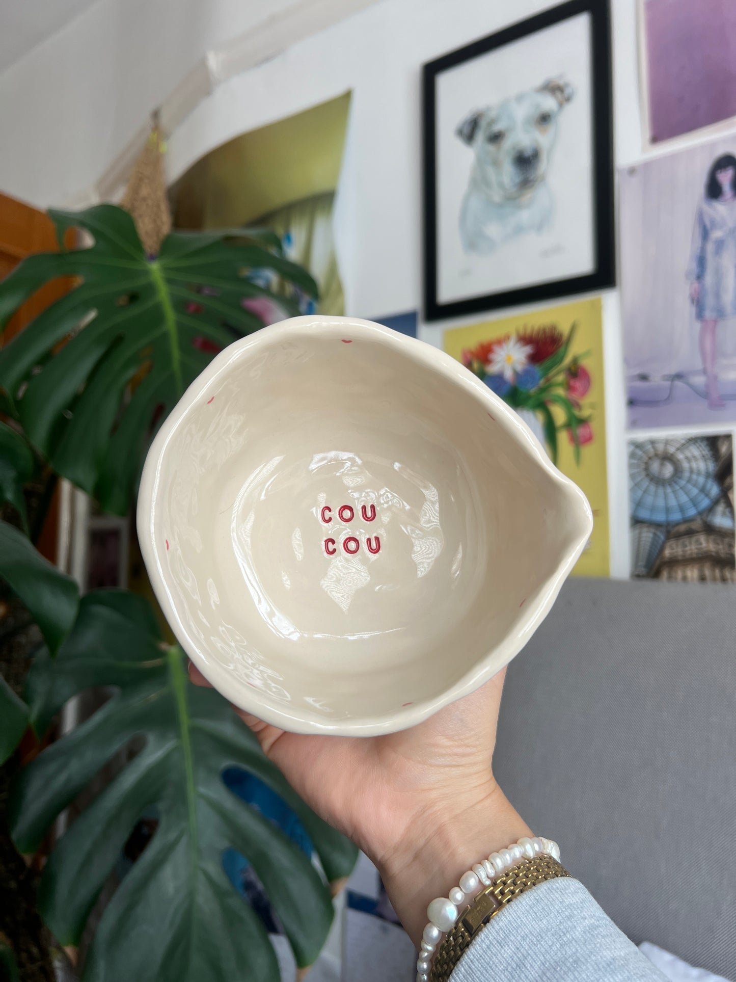 The cherry matcha bowl