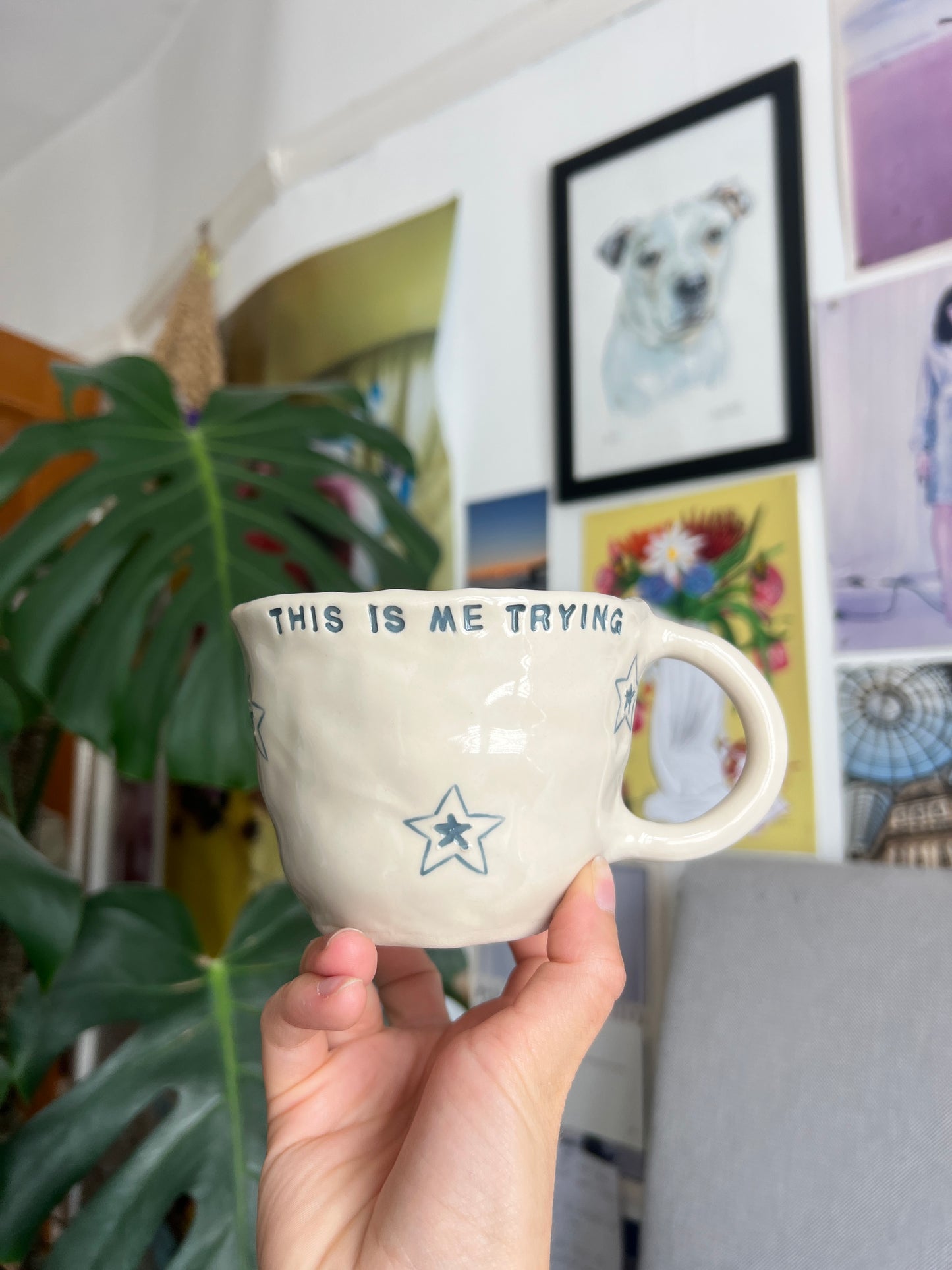 This is me trying mug