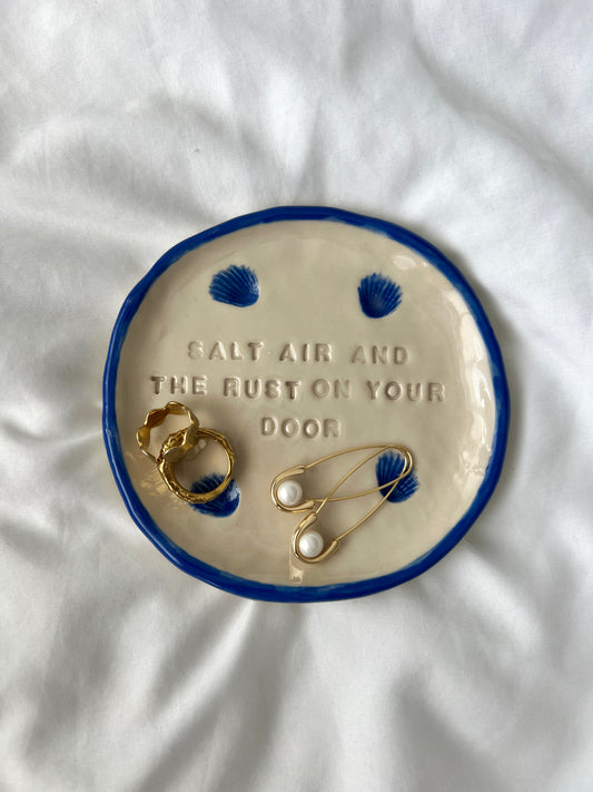 The rust on your door plate