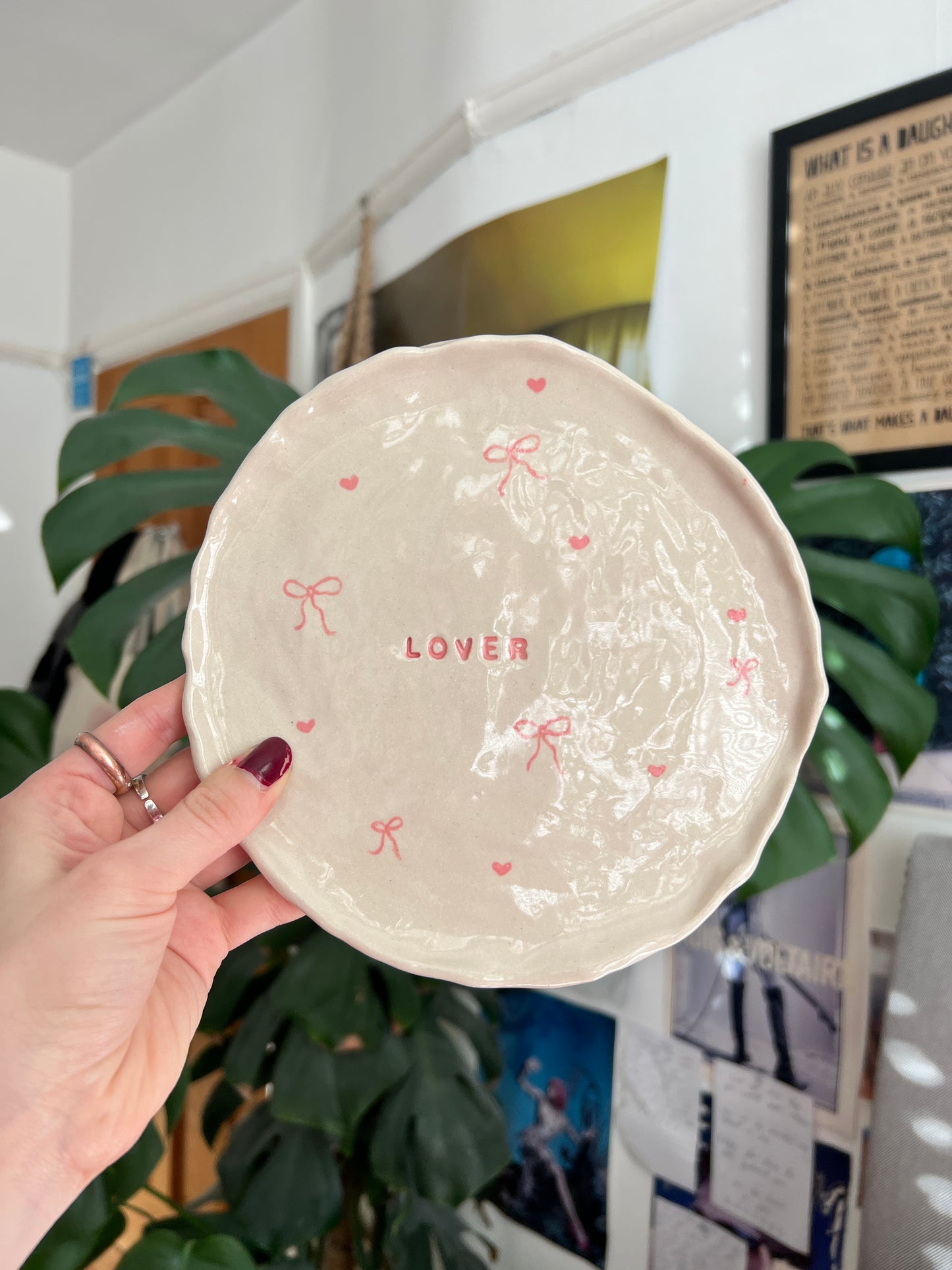 The Lover plate