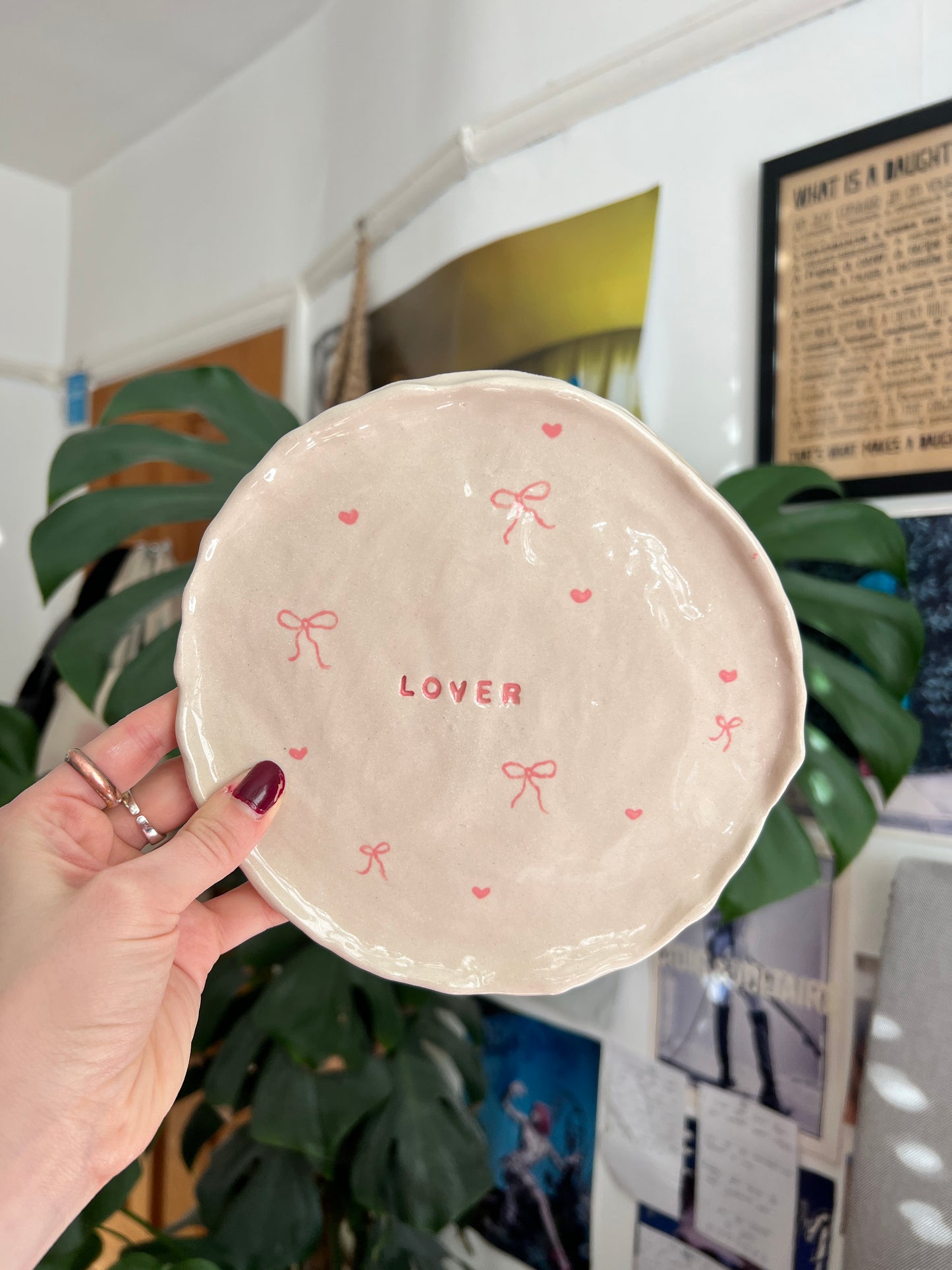 The Lover plate